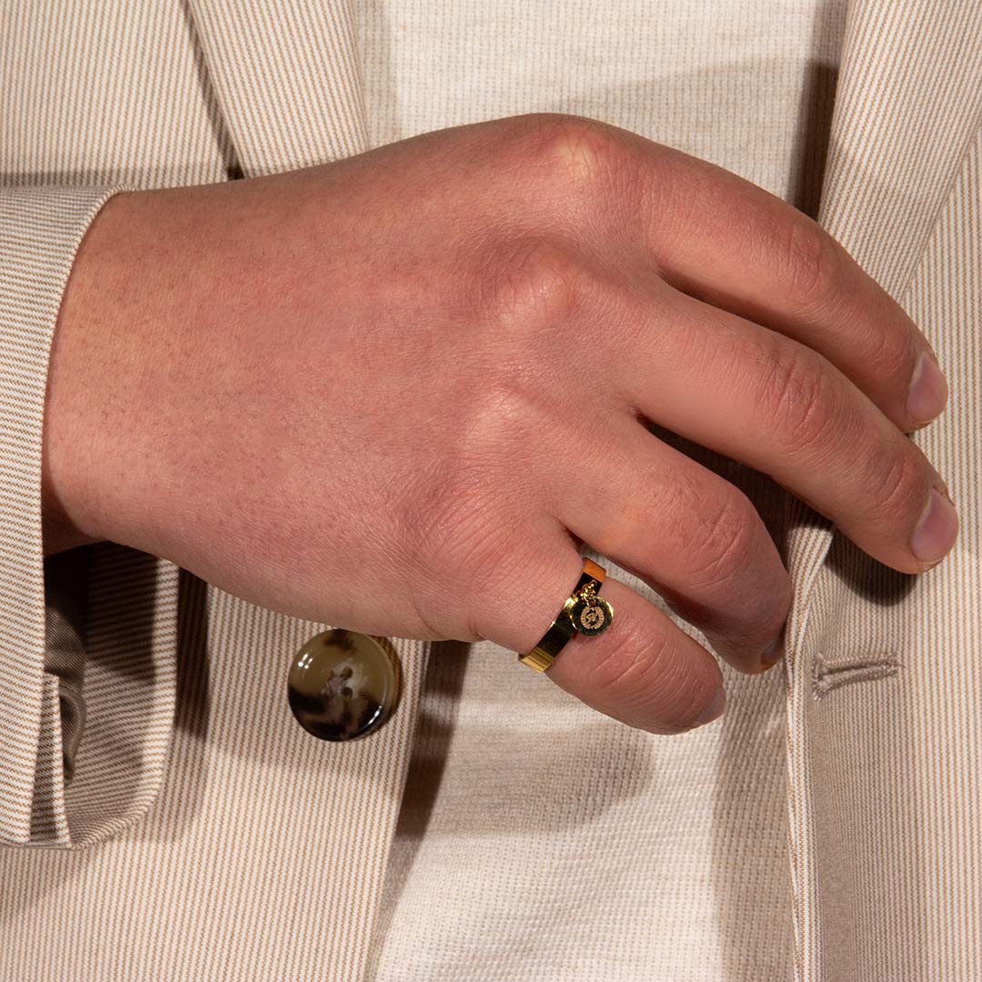 H Pendant Ring