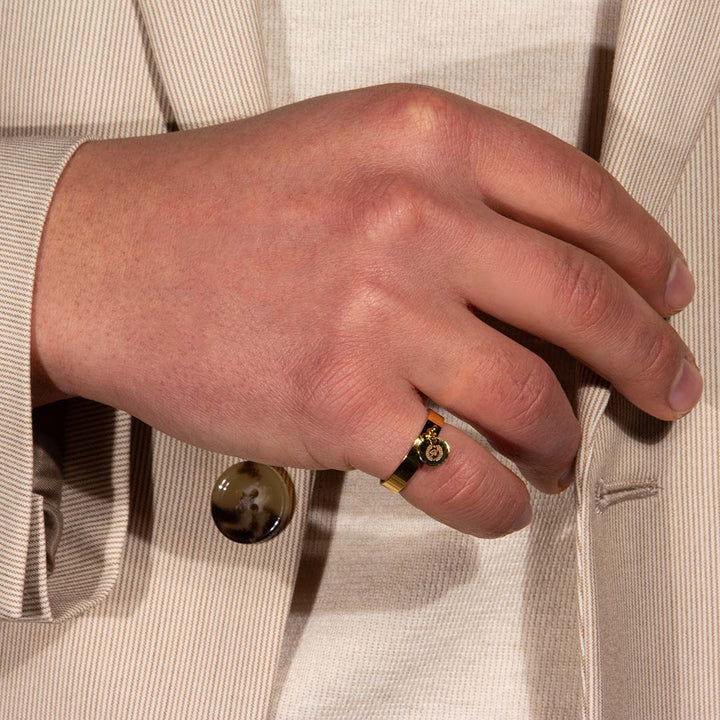 H Pendant Ring